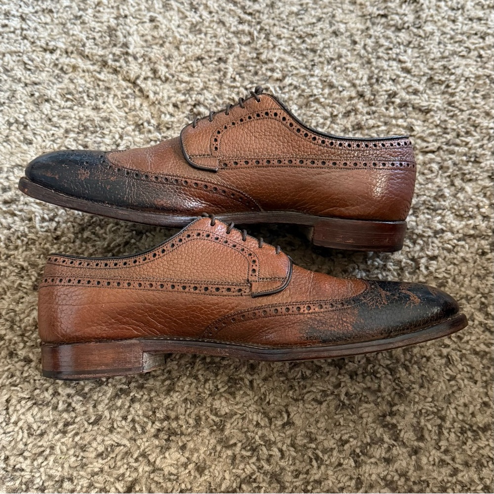 Church’s Custom Grade Chetwynd Two Tone WingTip Oxford Men’s Size 12 - Picture 4 of 9